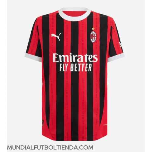 Camiseta AC Milan Primera Equipación Replica 2024-25 mangas cortas